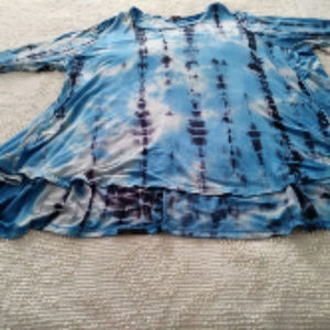 Women's Multi-colored blue T-Shirt